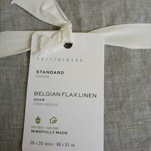 Pottery barn flax linen duvet, 1 standard sham, 2 standard pillowcases